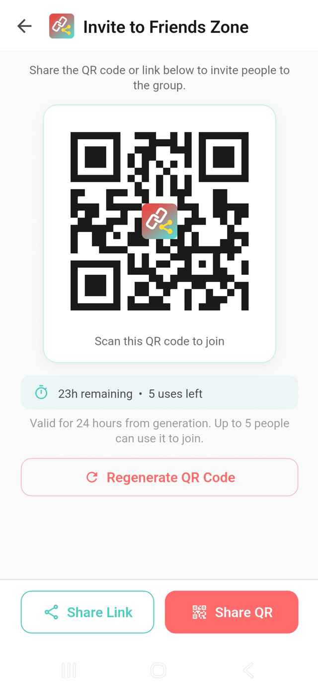 LinkKosh QR Invitation