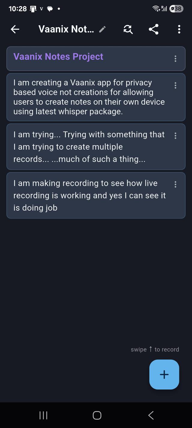 Vaanix Project Document